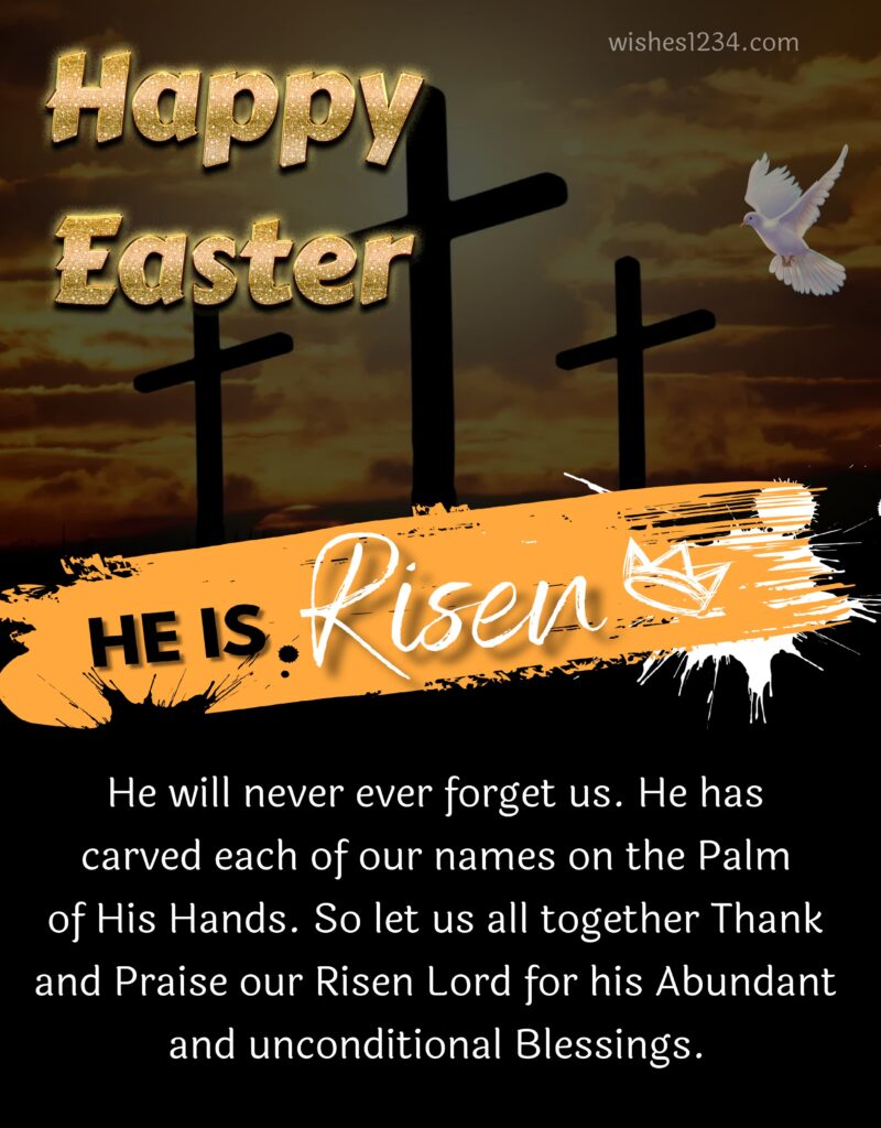 He is Risen Easter image.