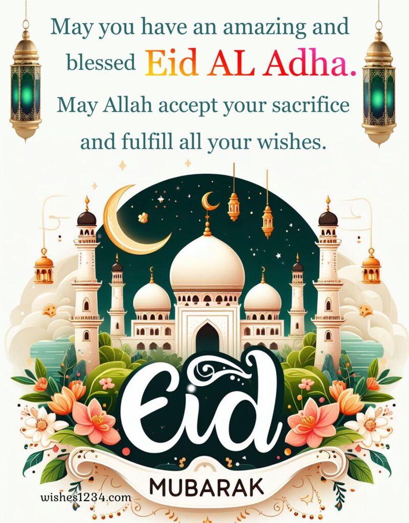 Eid Mubarak Message image.
