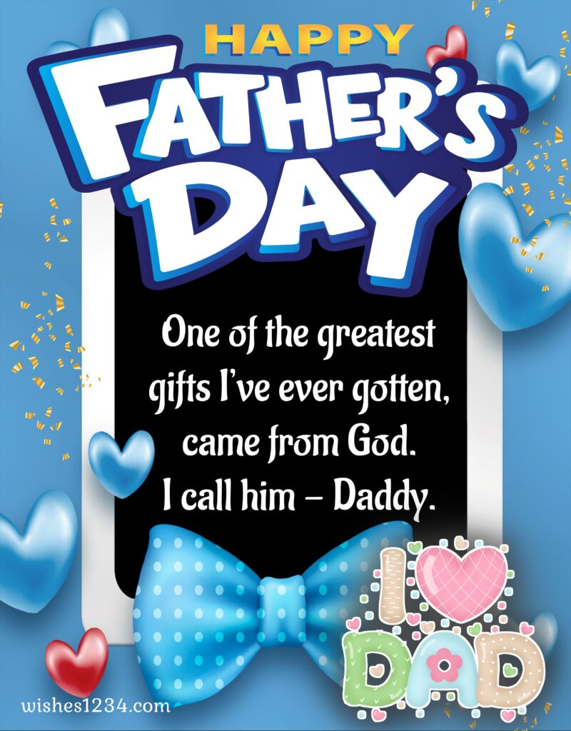 Happy Father's Day image with beautiful quote.