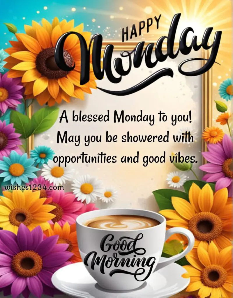 Good morning Monday with blessings.