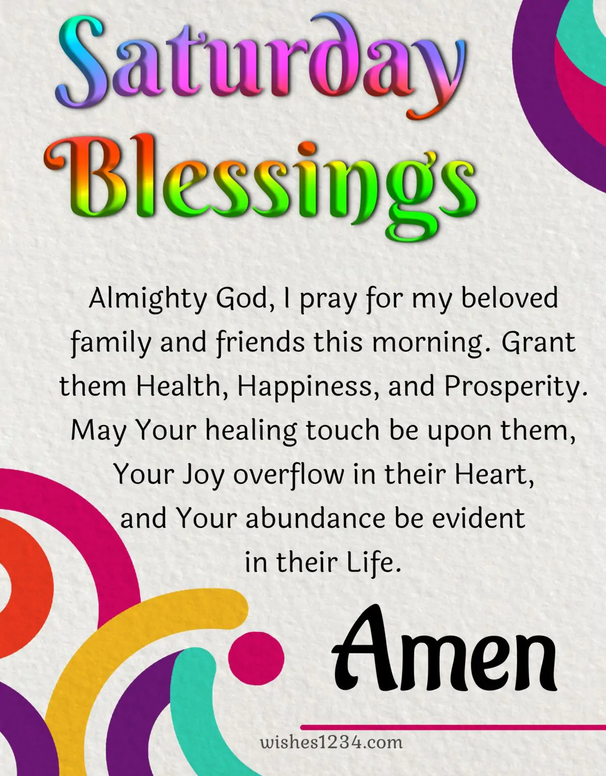 Happy Saturday Blessings Archives - wishes1234