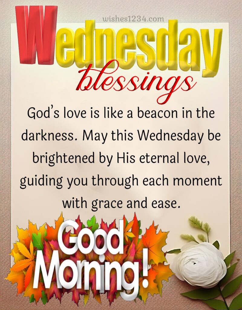 Wednesday Blessings beautiful image.
