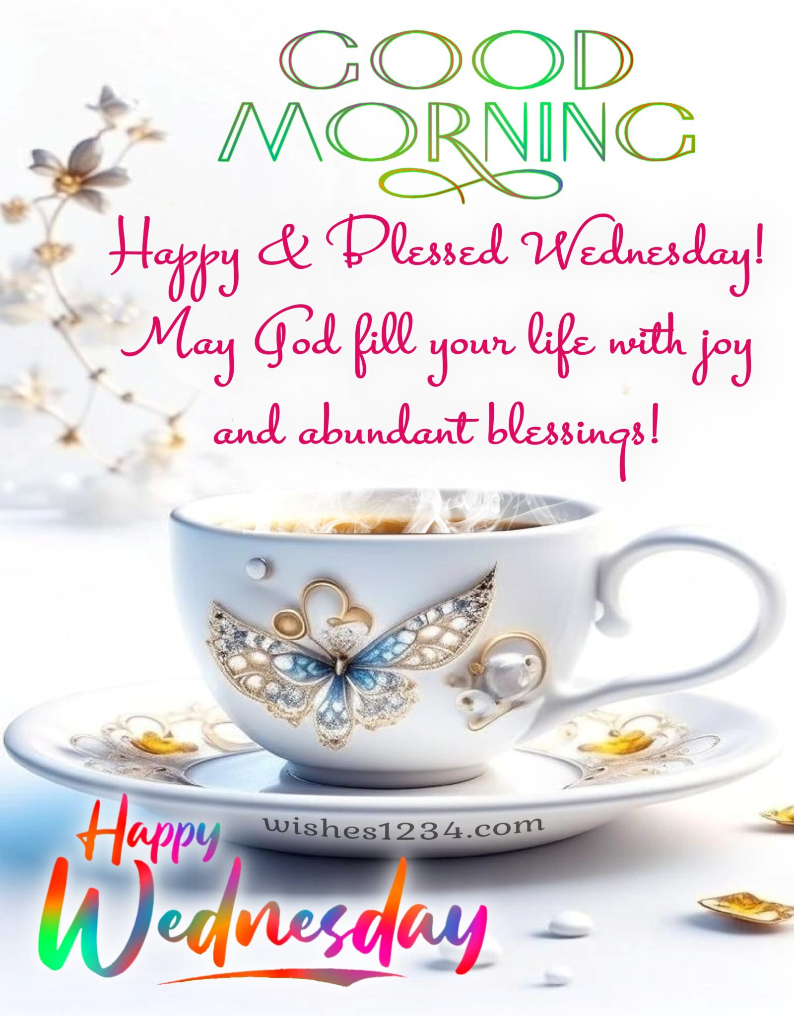Happy Blessed Wednesday Wednesday Blessings, Quotes and Prayers Images