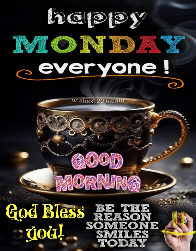 Happy Monday for friends image.