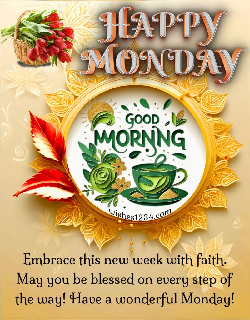 Monday wishes image.