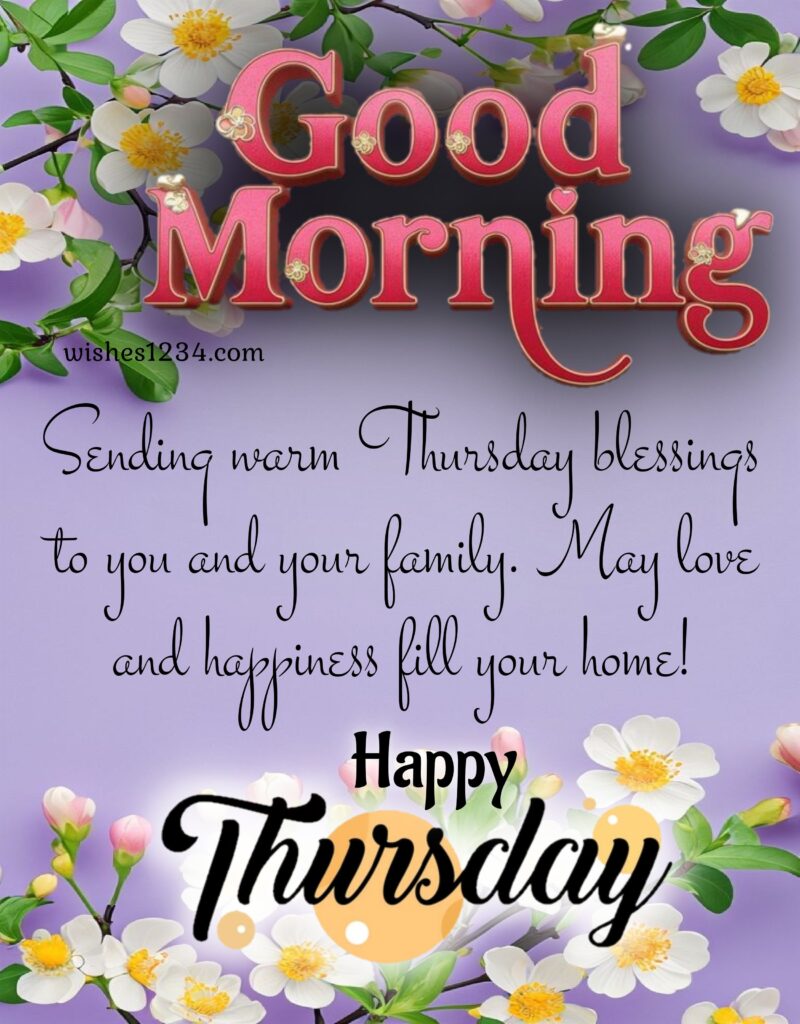 Good Morning Thursday image.