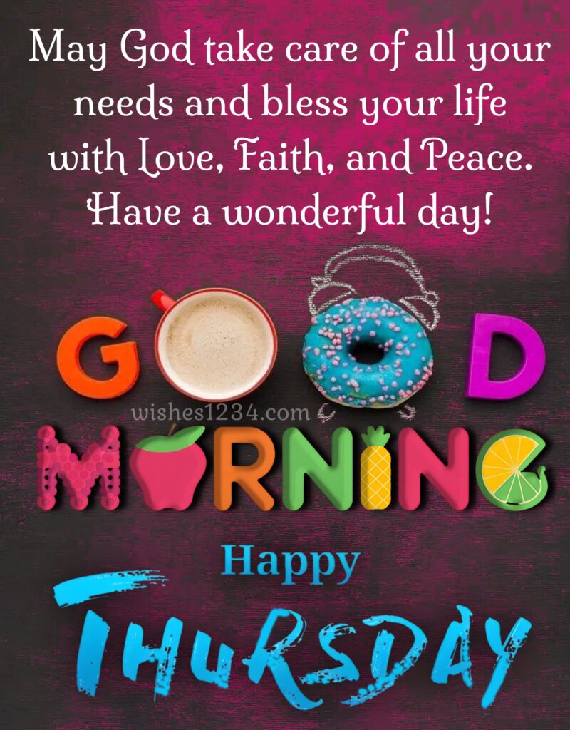Thursday Quotes with purple background.