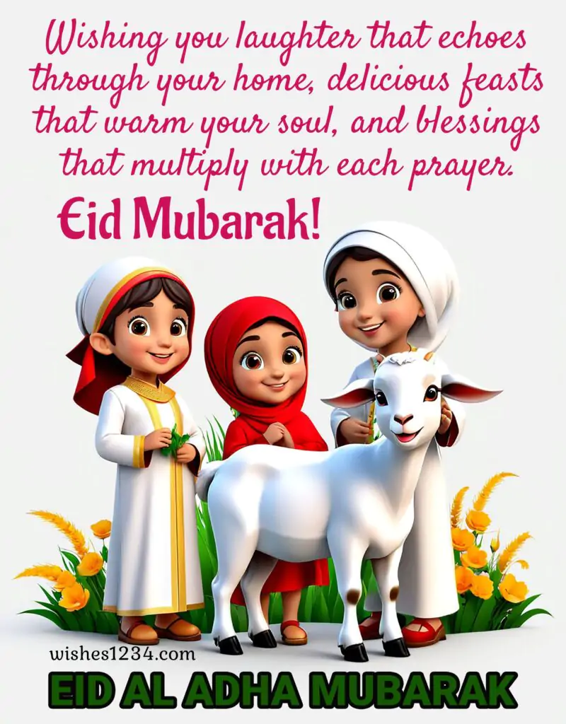 Eid al Adha wishes.