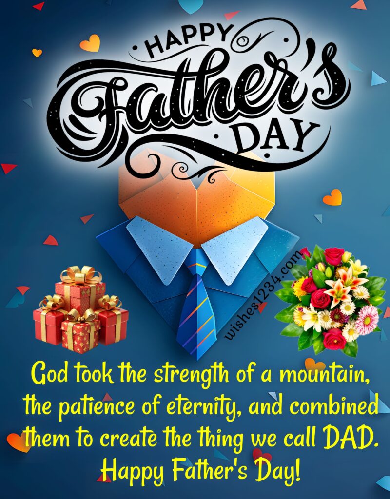 Father's Day Message with image.
