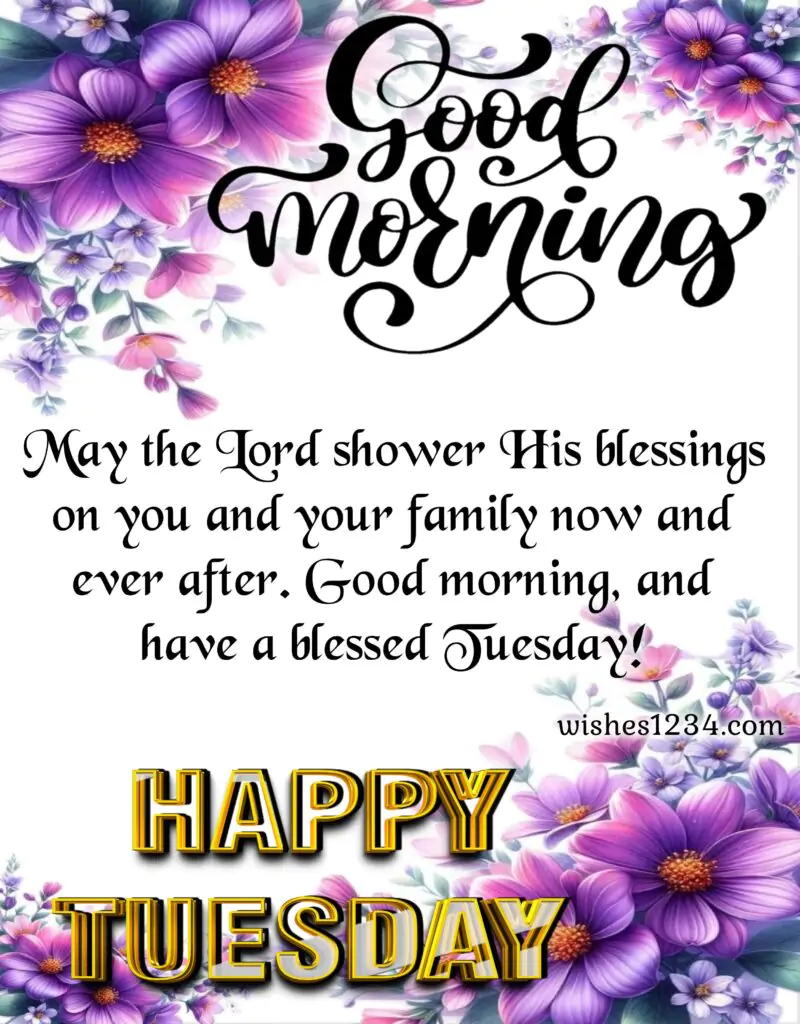 Good Morning Tuesday Message.