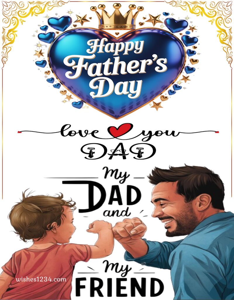 Happy Fathers Day Cute Wallpaper.