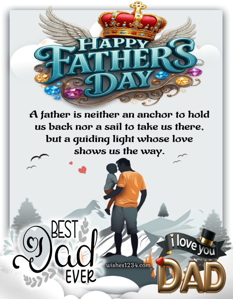 Happy Fathers Day beautiful image.
