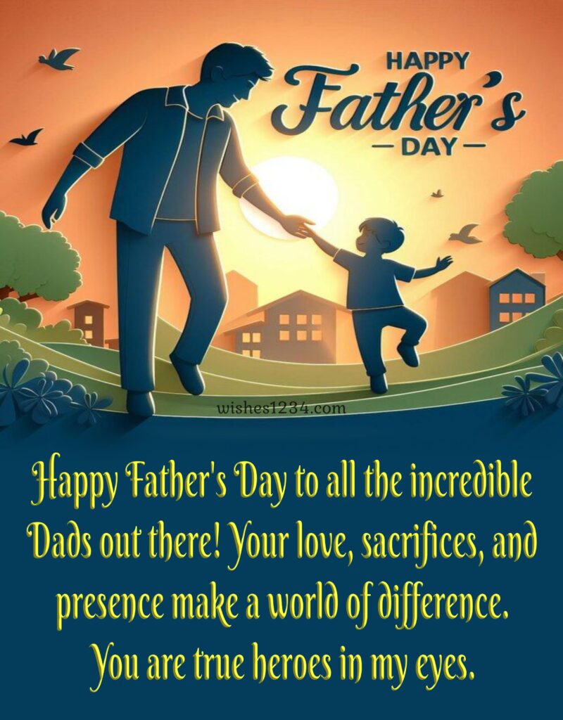 Happy Fathers Day image for WhatsApp.