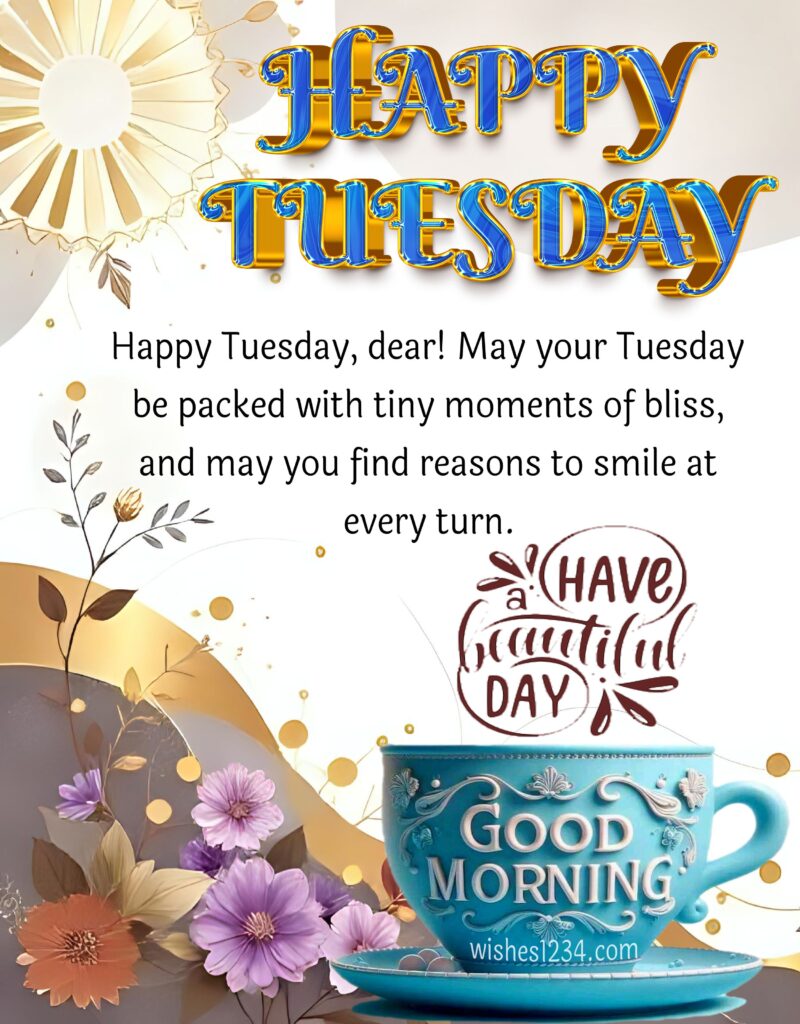 Happy Tuesday Morning image.