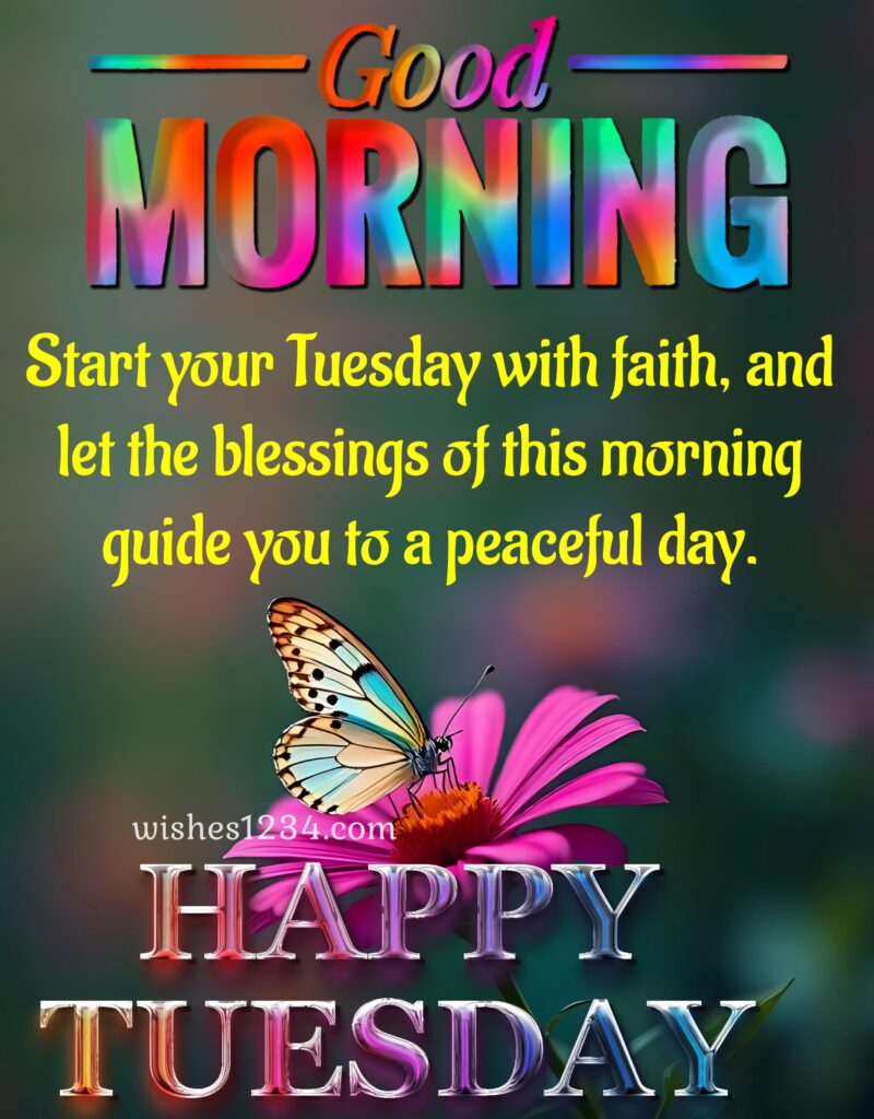 Happy Tuesday Quotes with image.
