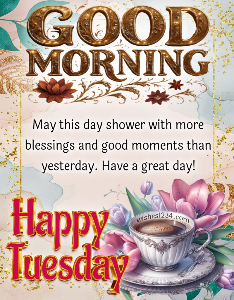 Tuesday Blessing Image.