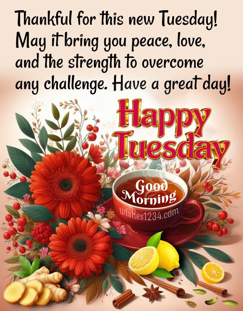 Tuesday image with Quotes.