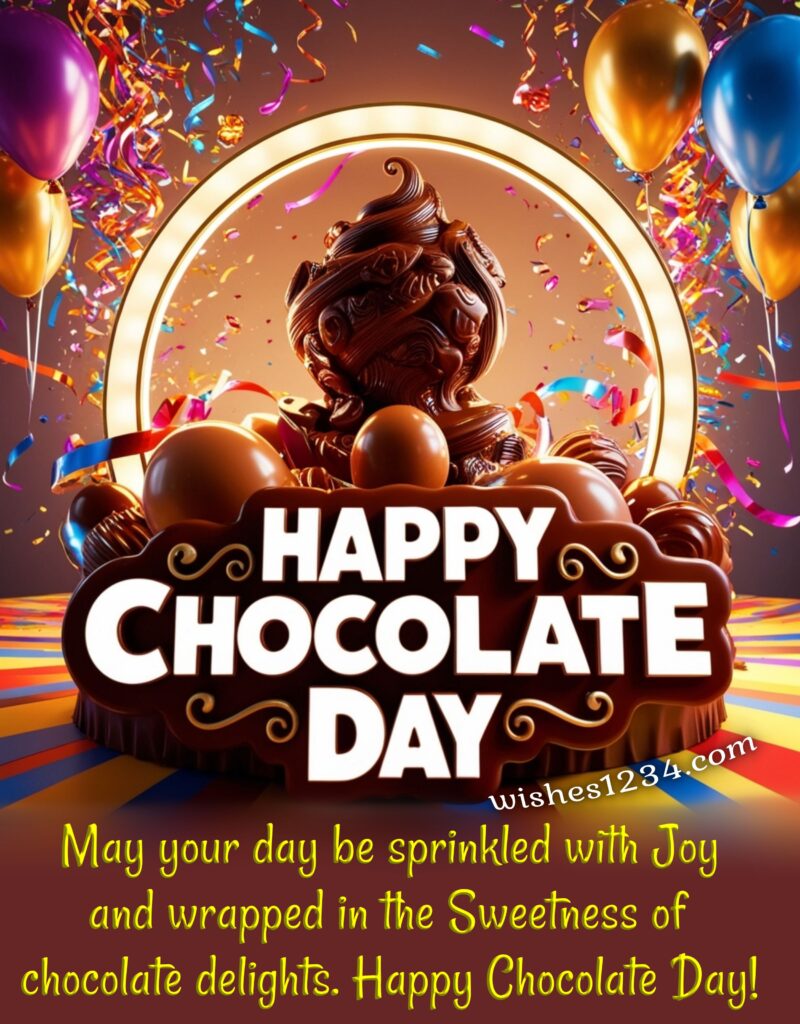 Chocolate Day Image with Quotes.