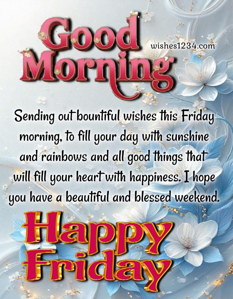 Friday image with quotes.