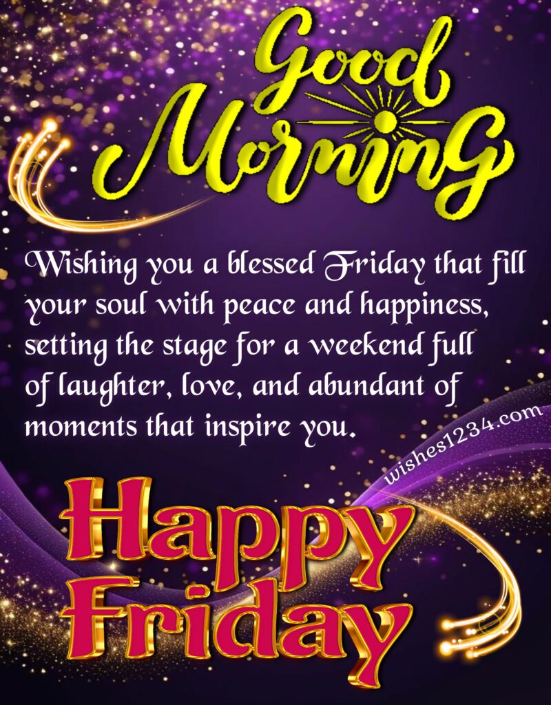 Good Morning Friday Image.