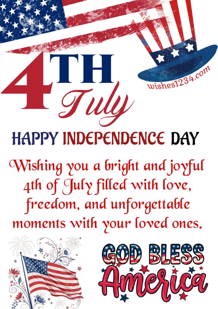 Happy 4th of July Wishes.