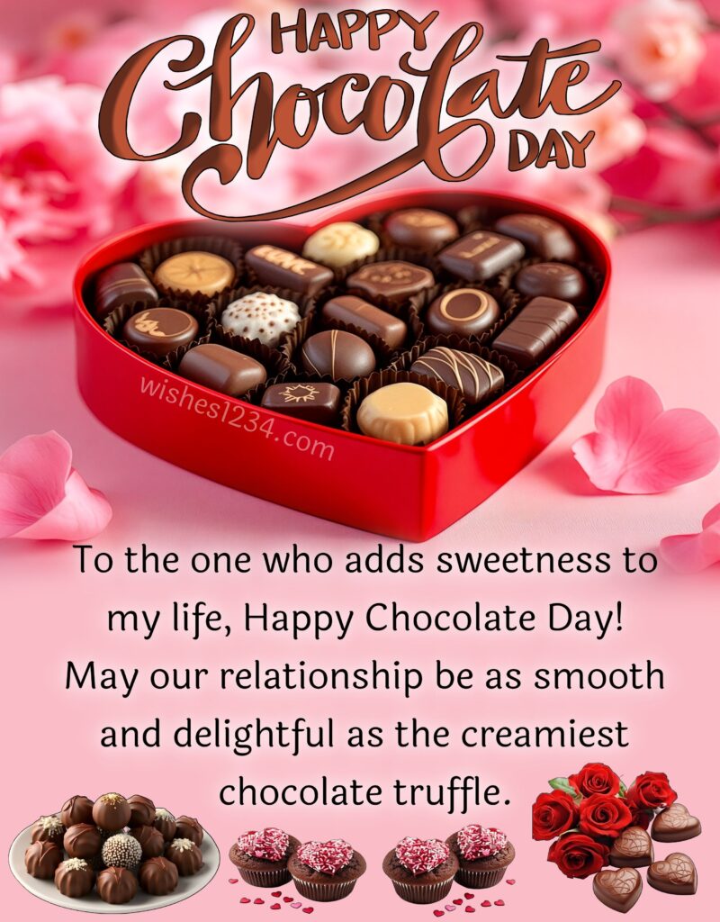 Happy Chocolate Day beautiful image.