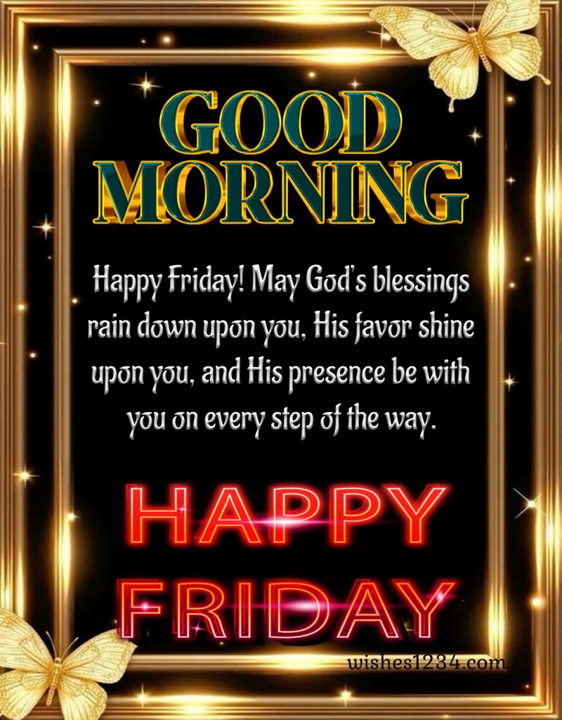 Happy Friday Blessings image.