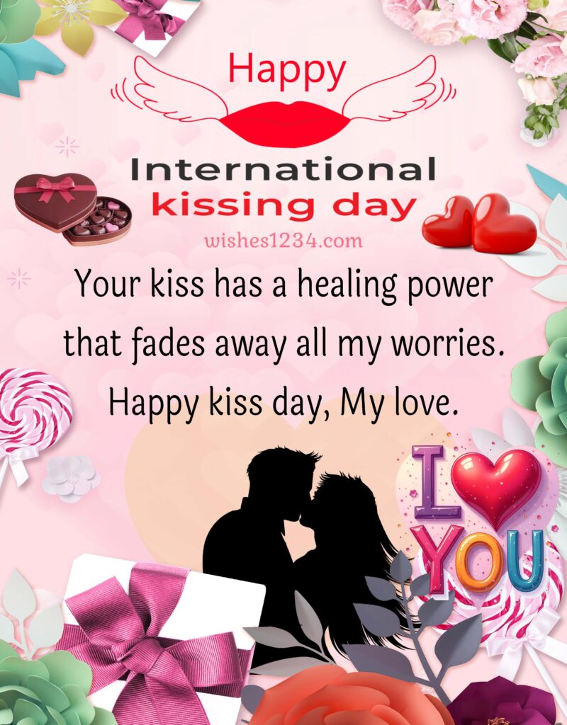 Happy Kissing Day Wallpaper.