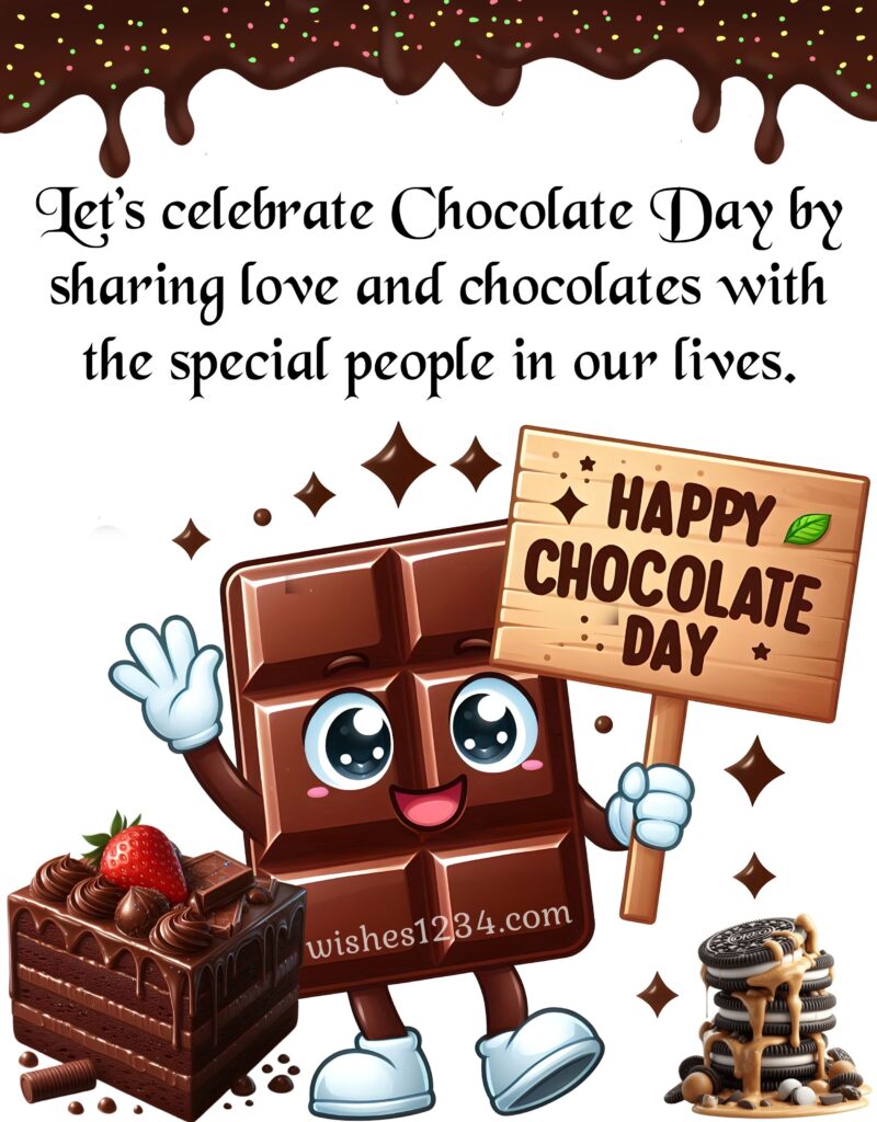 Happy World Chocolate Day image.