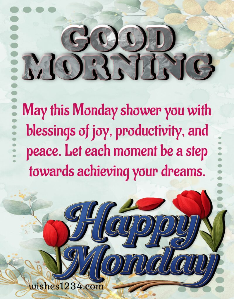 Monday Quotes with image.