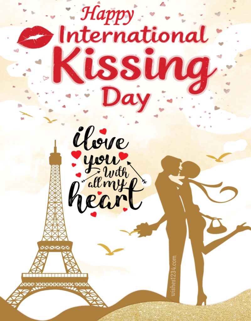 World Kissing Day image.