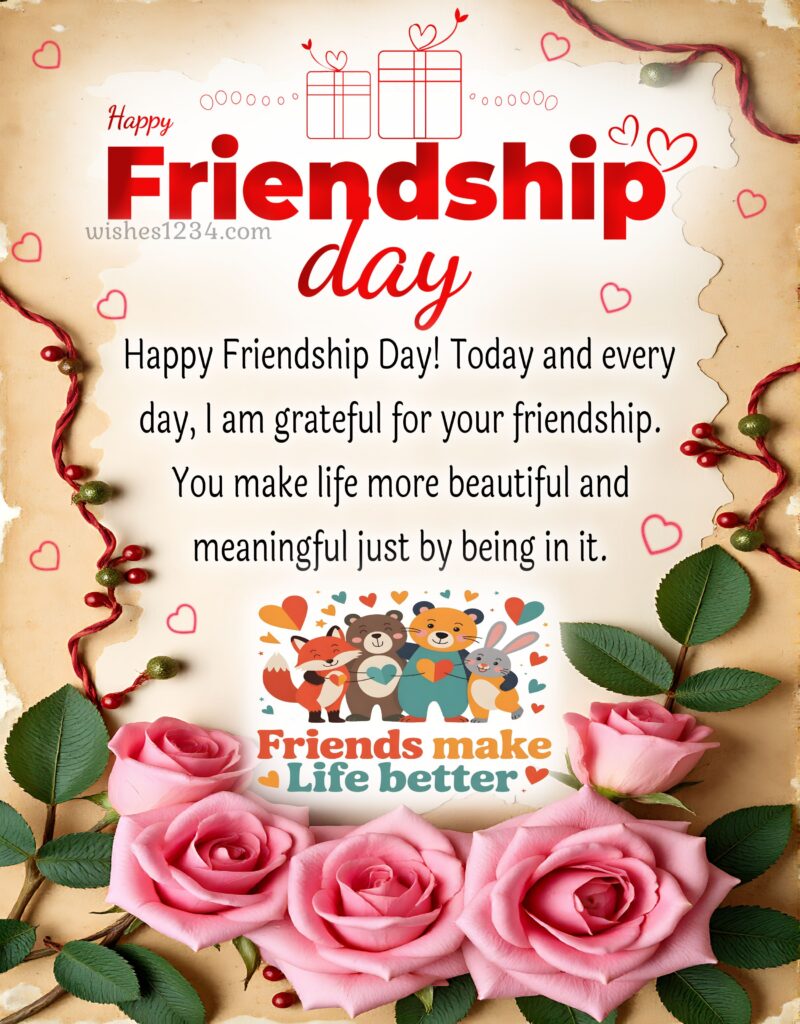 Friendship Day Wishes for best friend.