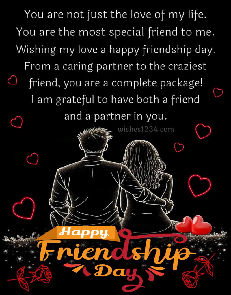 Happy Friendship Day To husband.