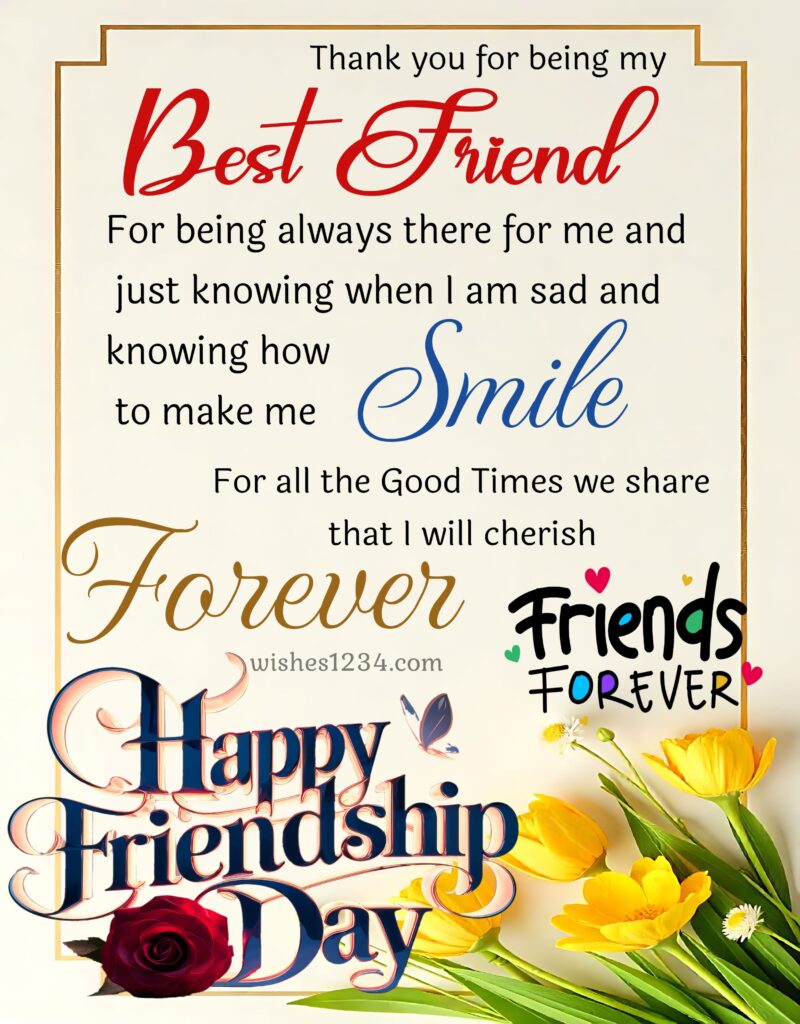 Happy Friendship Day wishes wallpaper.