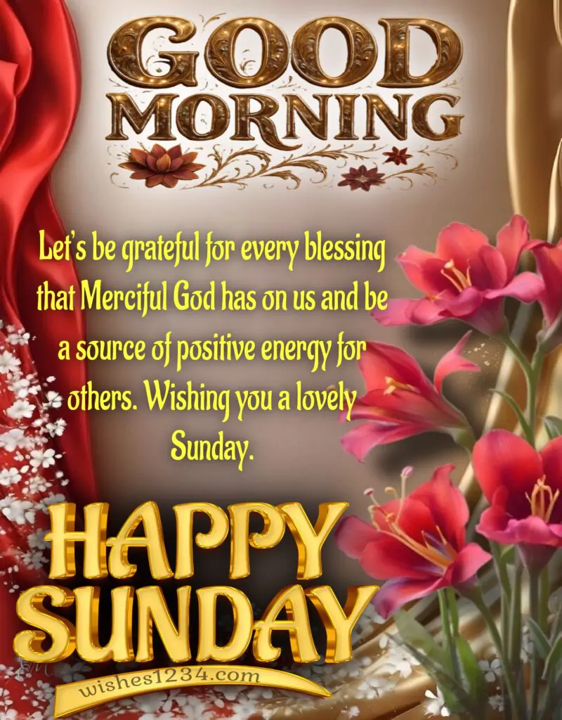 Happy Sunday Blessing image