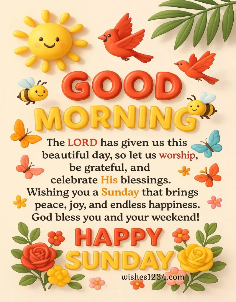 Happy Sunday Prayer.