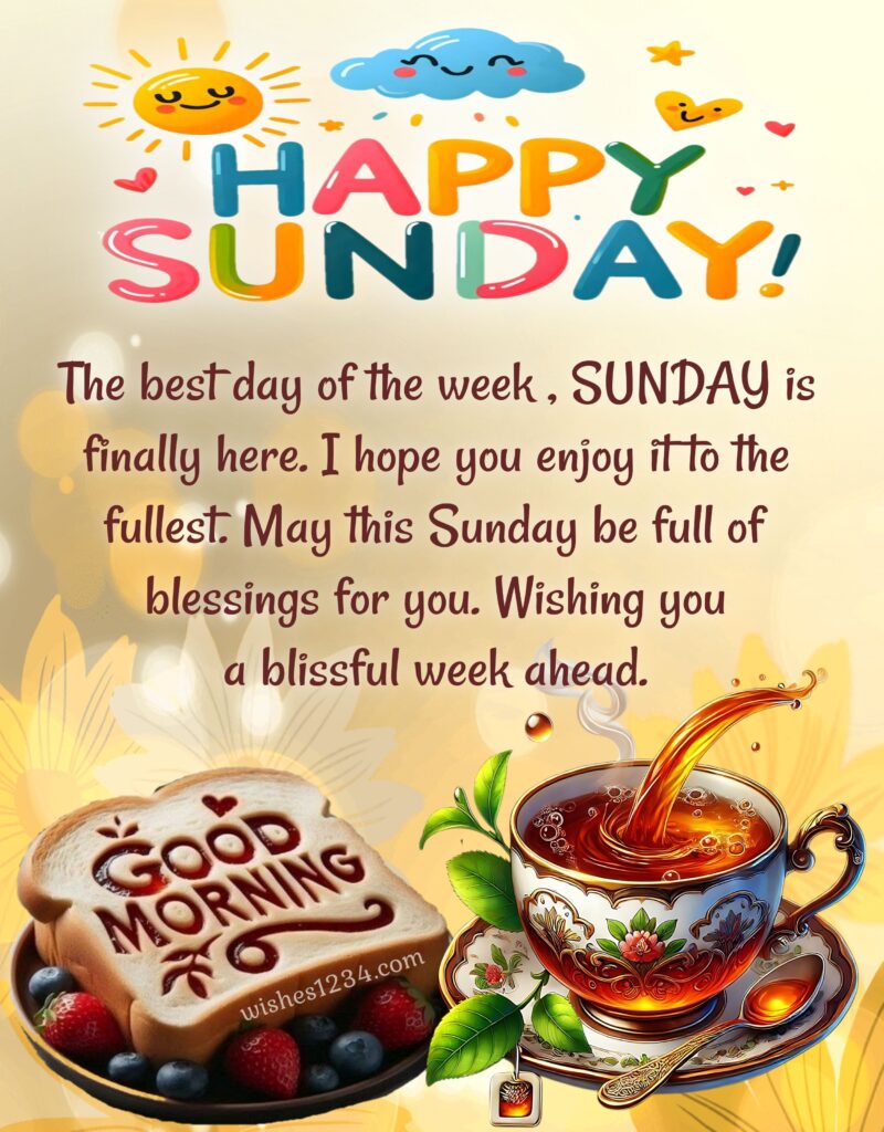 Happy Sunday wishes image