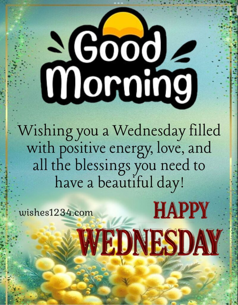 Blessings for Wednesday Morning.