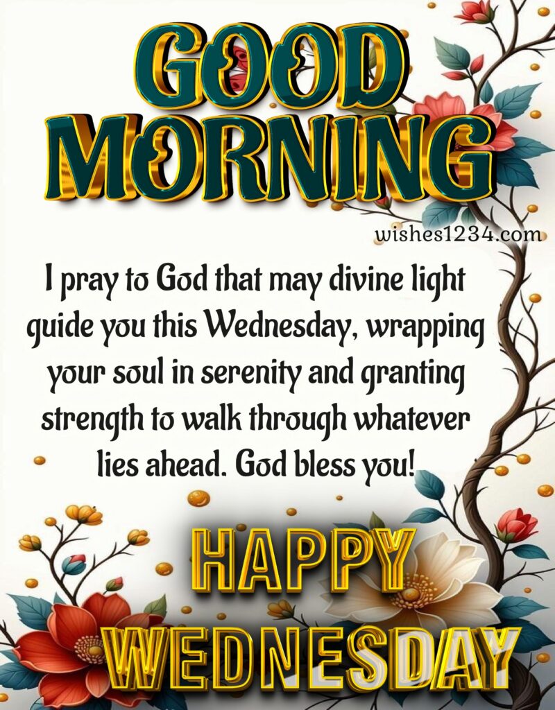Good Morning Wednesday image with Quotes.