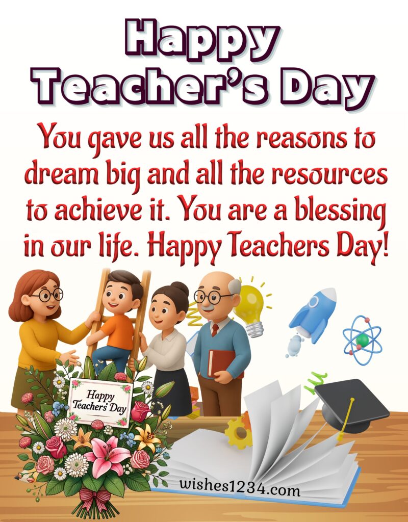 Happy Teachers Day image.