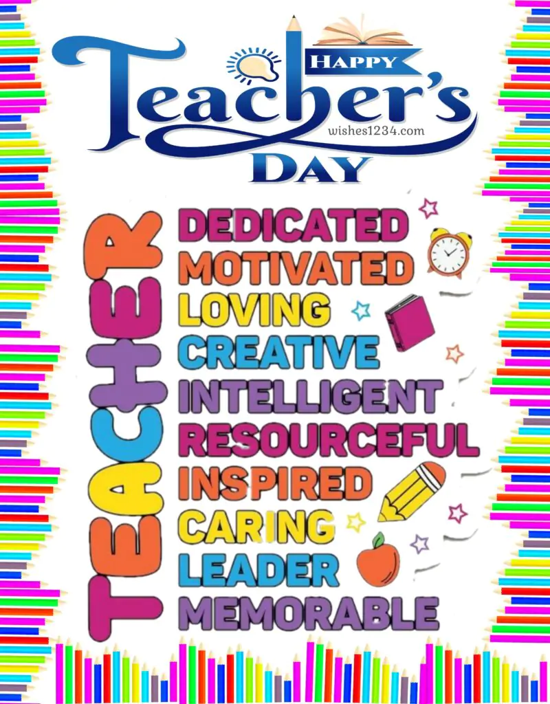 Happy Teacher's Day wallpaper.