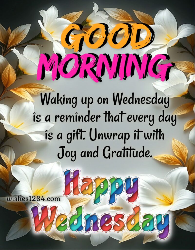Happy Wednesday Greetings.