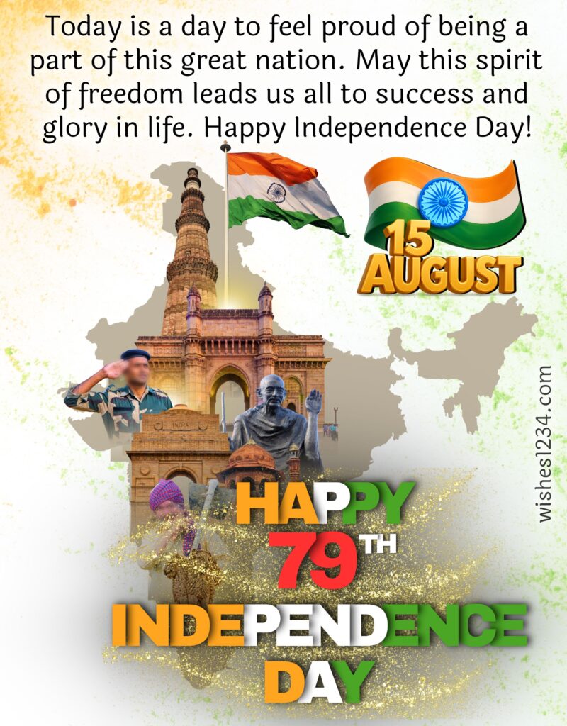 Independence Day India Image with quotes.