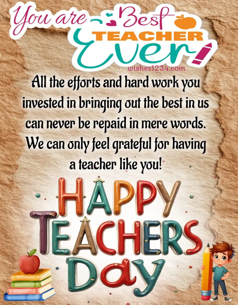 Teachers Day Greeting image.