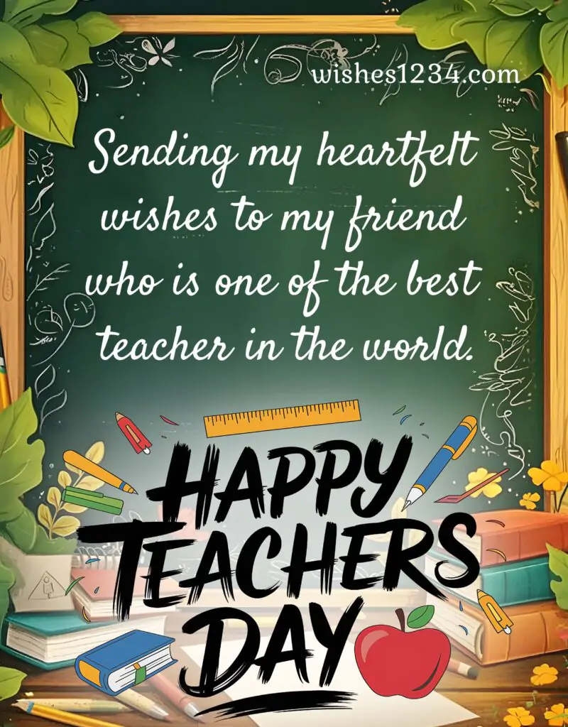 Teachers Day Greetings.