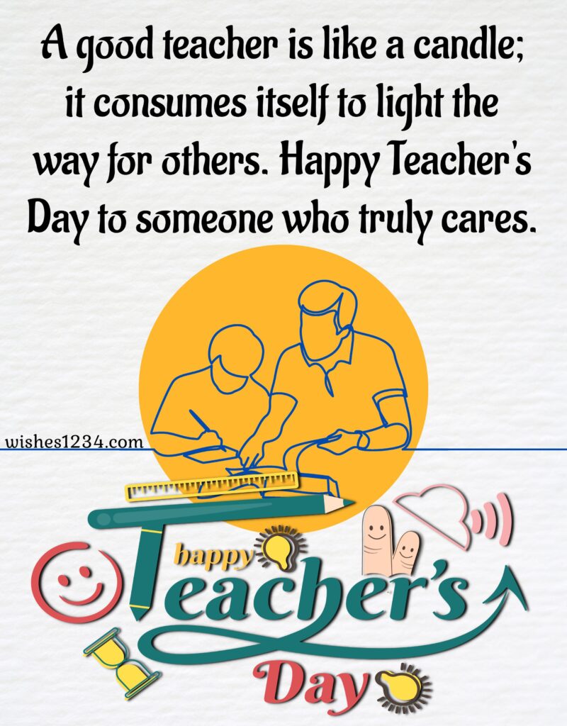Teacher's Day Message with beautiful image.