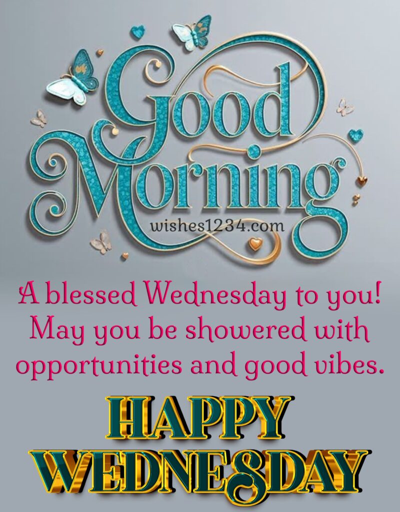 Wednesday Greetings with Image.
