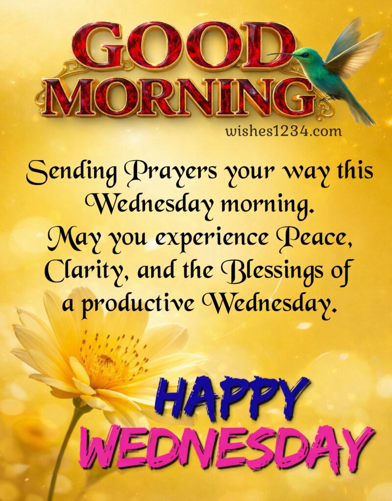 Wednesday Morning Prayer.