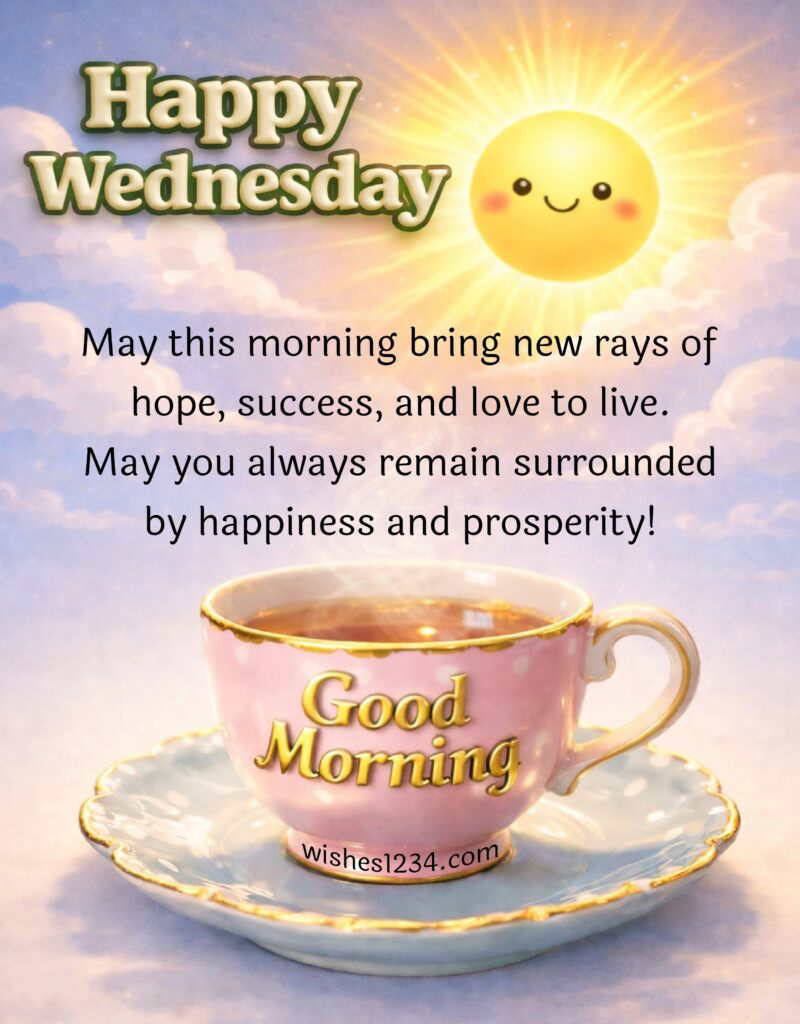 Wednesday morning blessings image.