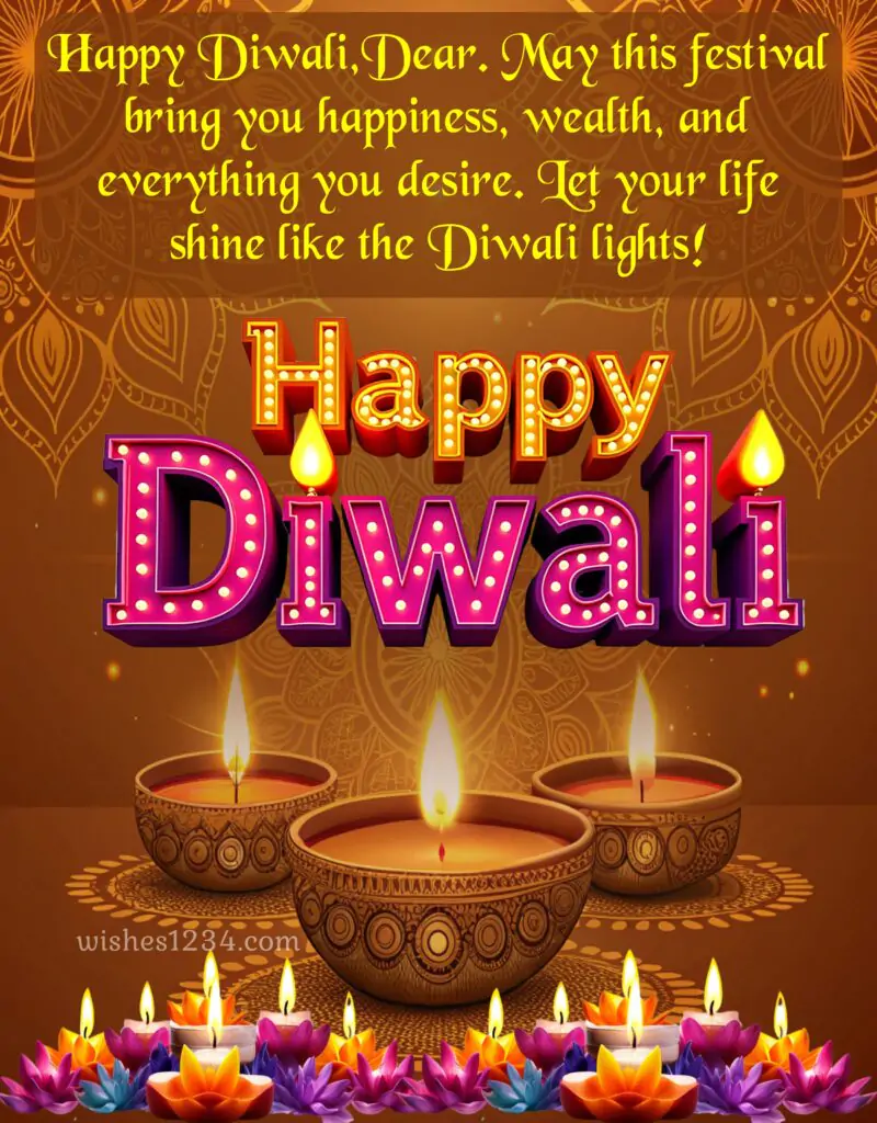 Diwali Blessings image.